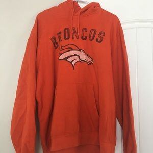 Denver Broncos Majestic Orange Hoodie
